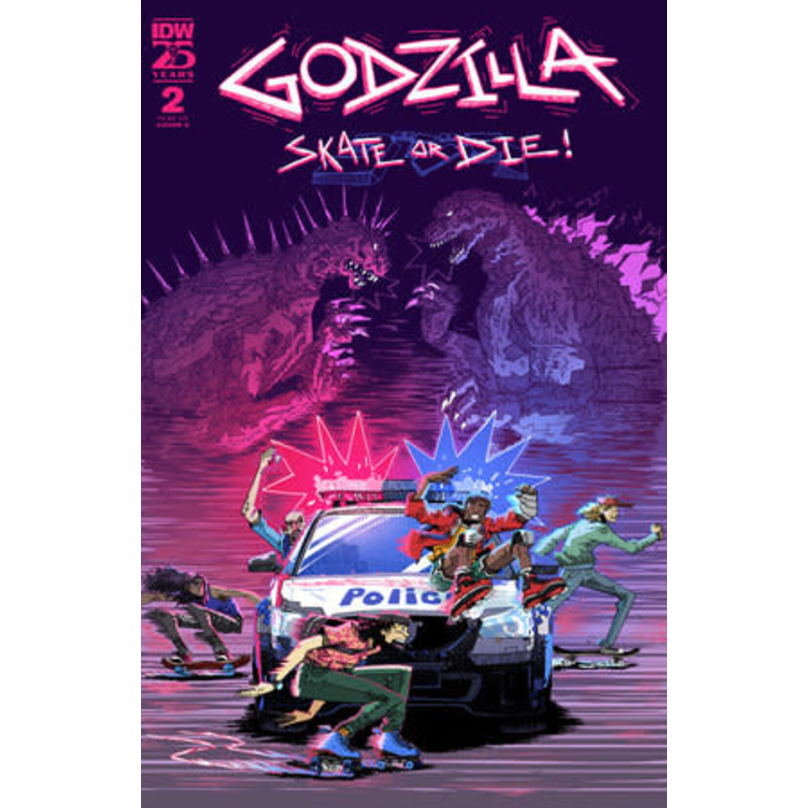 IDW PUBLISHING Godzilla: Skate or Die #2 Cover A