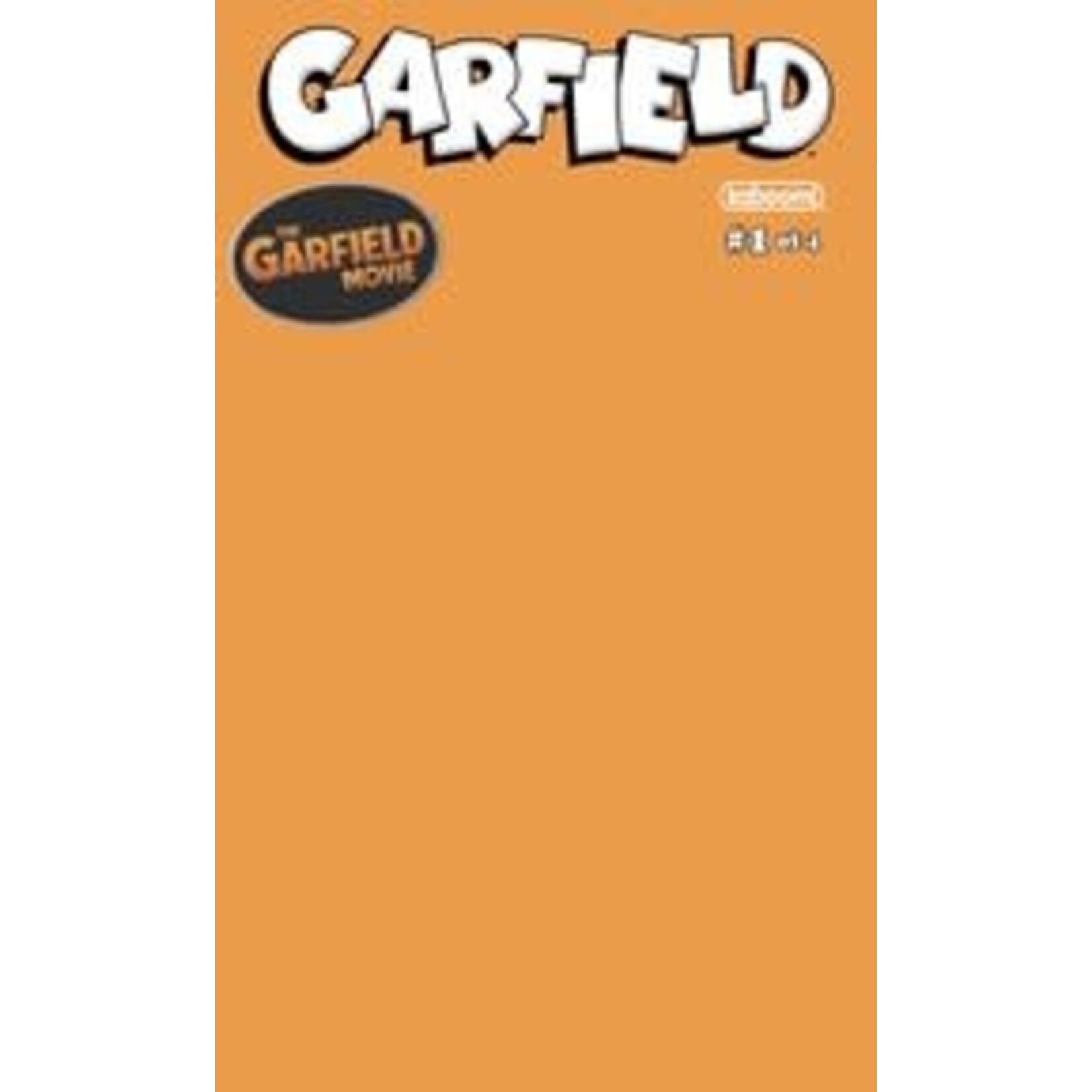Kaboom! Garfield Comic (2024) #1D Blank Sketch Orange VR