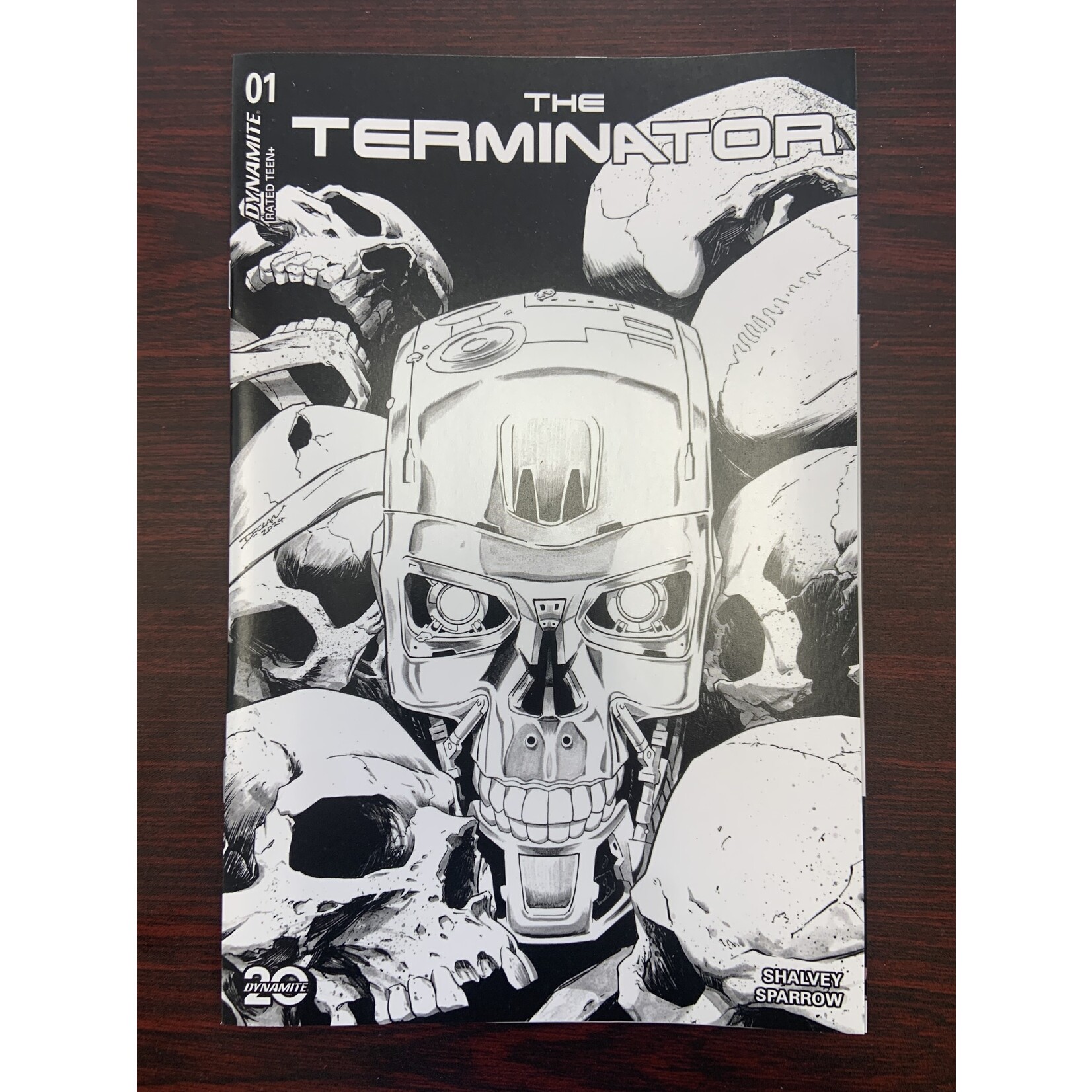 DYNAMITE Terminator 2024 #1 Cvr O 20 Copy Incv Shalvey Line Art
