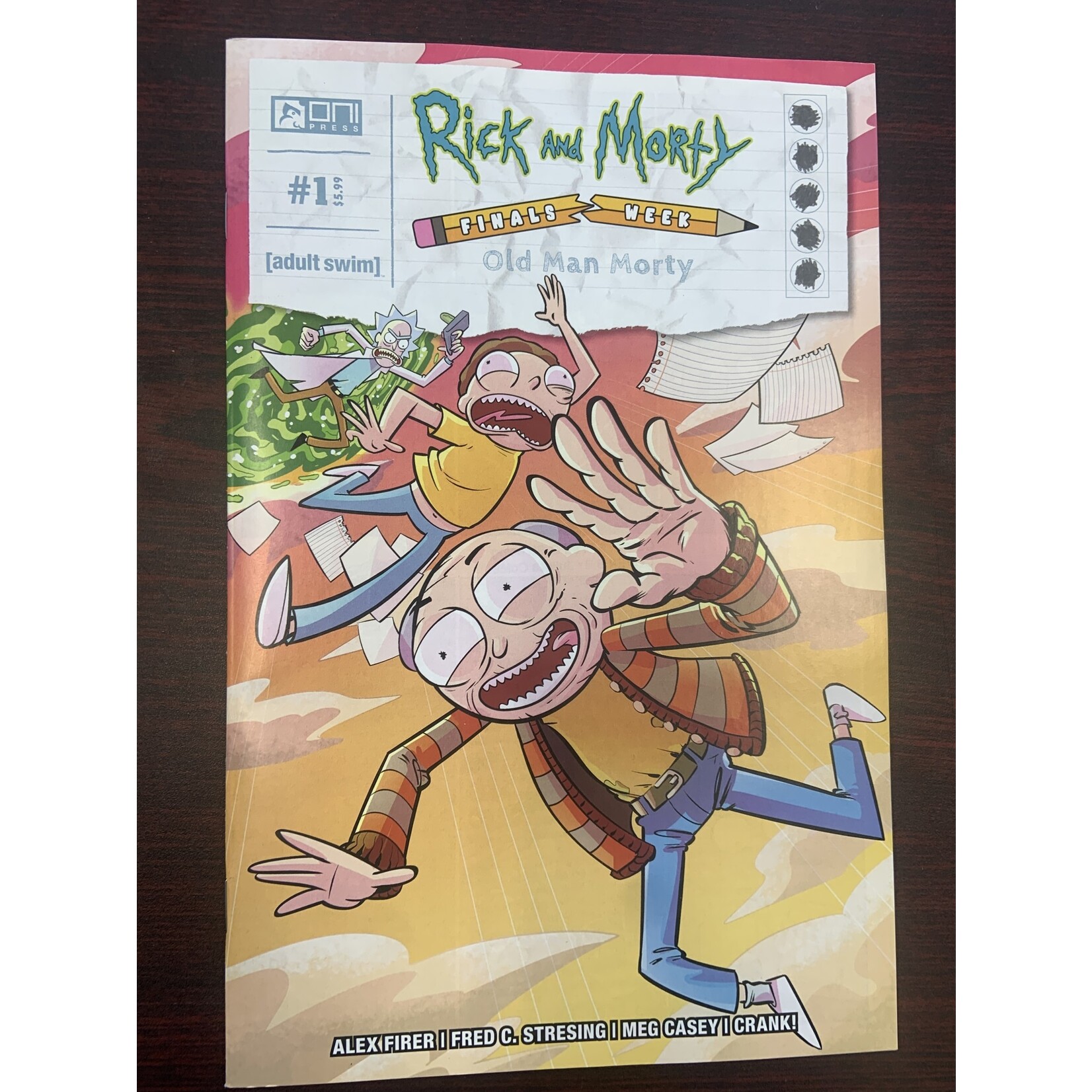 ONI PRESS INC. Rick And Morty Finals Week Old Man Morty 2024 #1 Cvr A