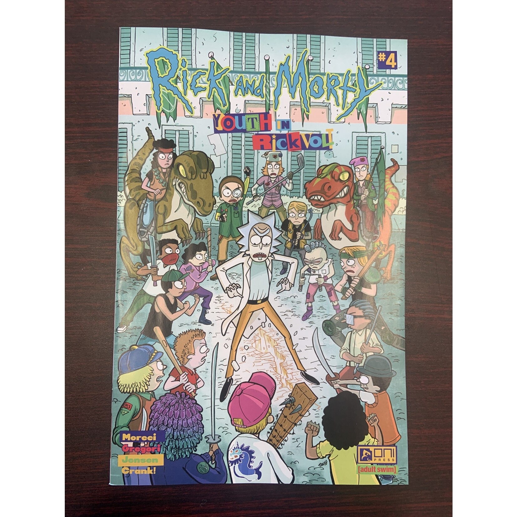 ONI PRESS INC. Rick And Morty Youth In Rickvolt 2024 #4 Cvr A Gregori (Mr)