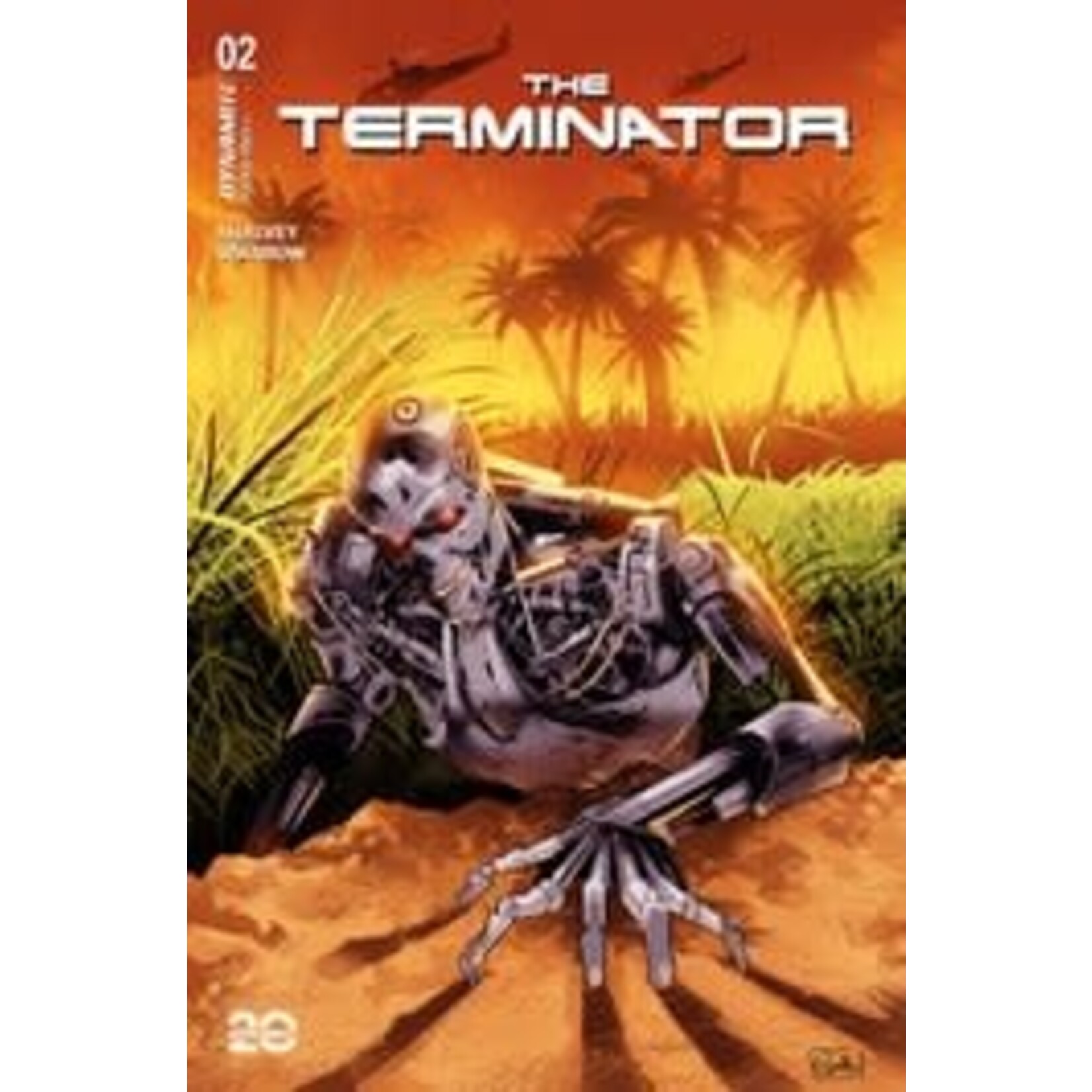 DYNAMITE Terminator 2024 #2Cvr J 15 copy incv Galmon Foil Virgin (damaged)