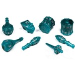 PolyHero PolyHero Bard  8 Dice Set Telltale Teal