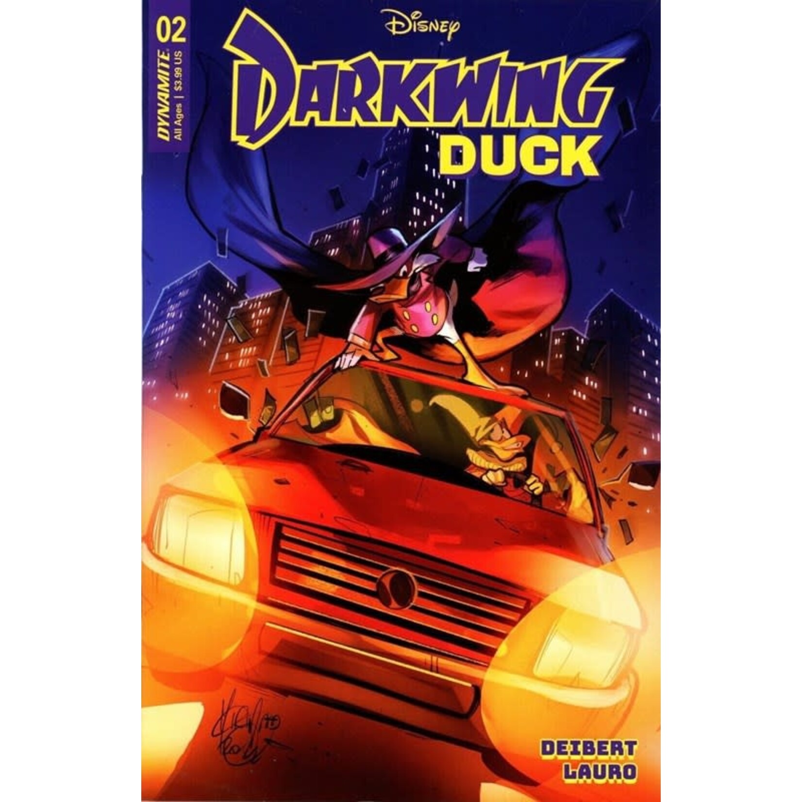 DYNAMITE Darkwing Duck 2023 #2 Cvr B Andolfo