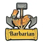 Old School Dice Old School Dice Collectible Pin - Barbarian