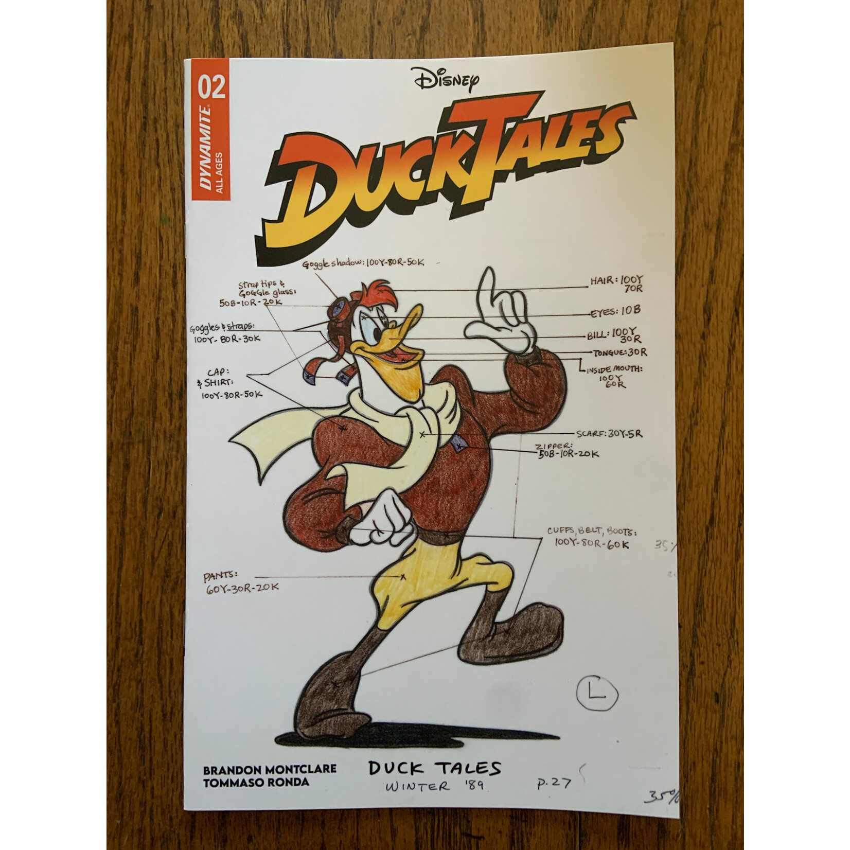 DYNAMITE Ducktales 2024 #2 Cvr E Classic Character Art (C: 1-0-0)