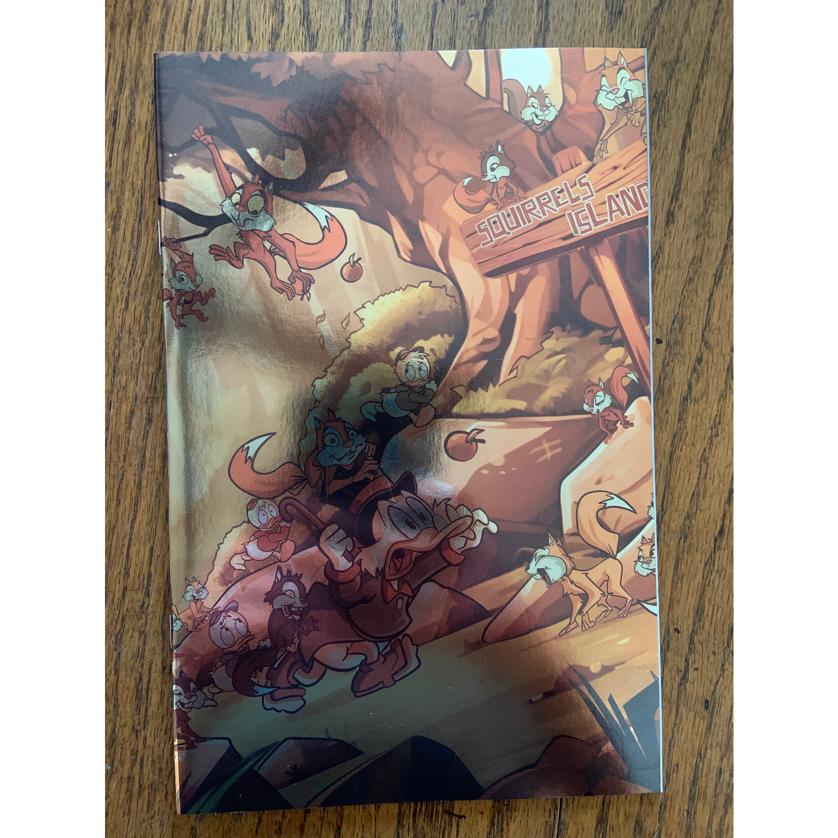 DYNAMITE Ducktales 2024 #2 Cvr K 15 Copy Incv Tomaselli Foil Virgin - Indentation On Front Cover
