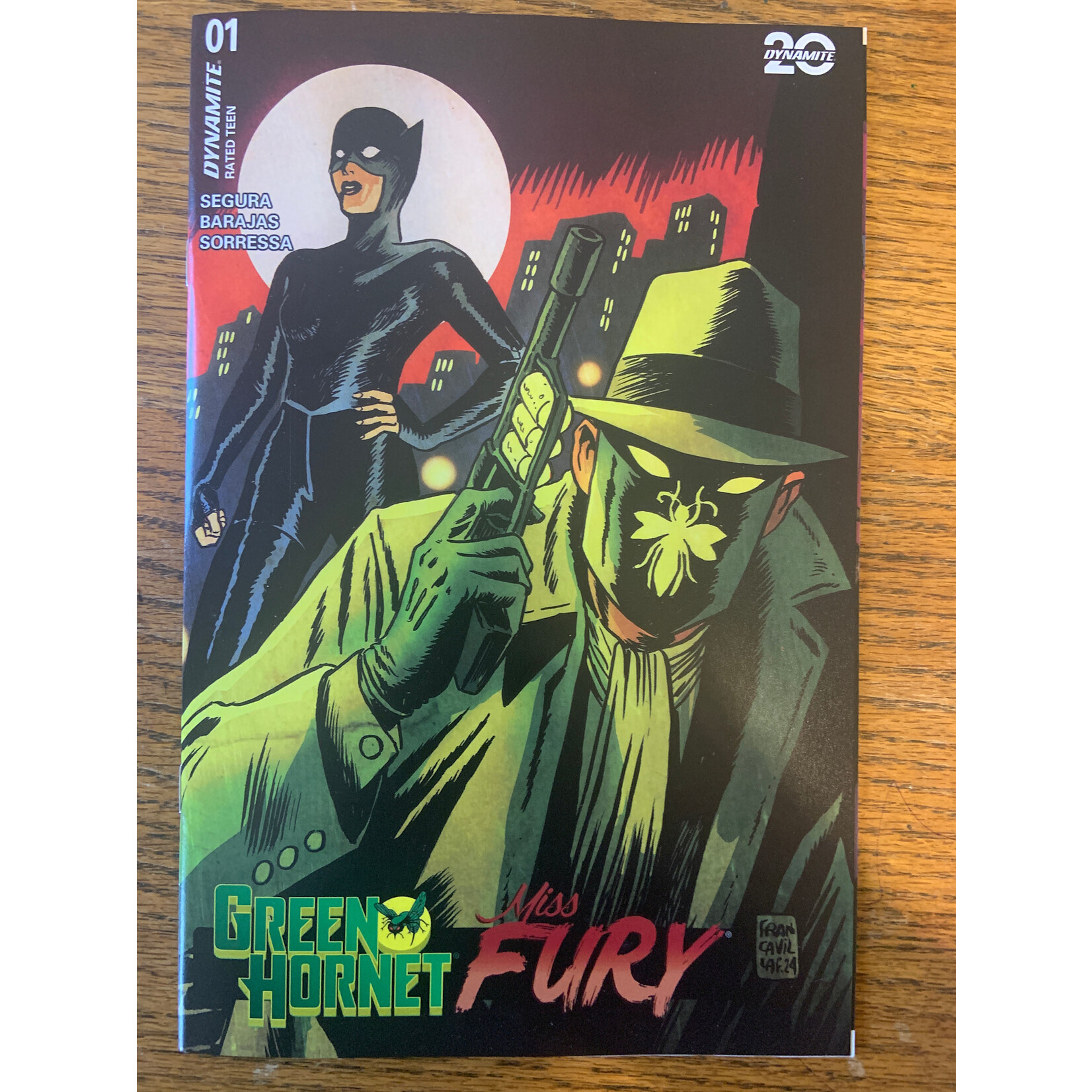 DYNAMITE Green Hornet Miss Fury 2025 #1 Cvr A Francavilla