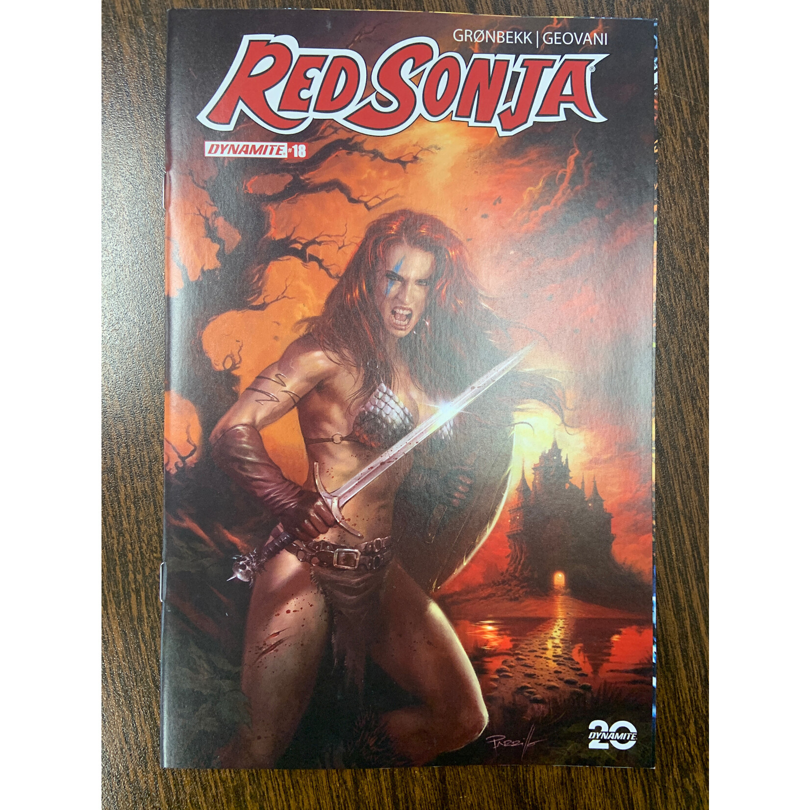DYNAMITE Red Sonja 2023 2023 #18 Cvr A Parrillo