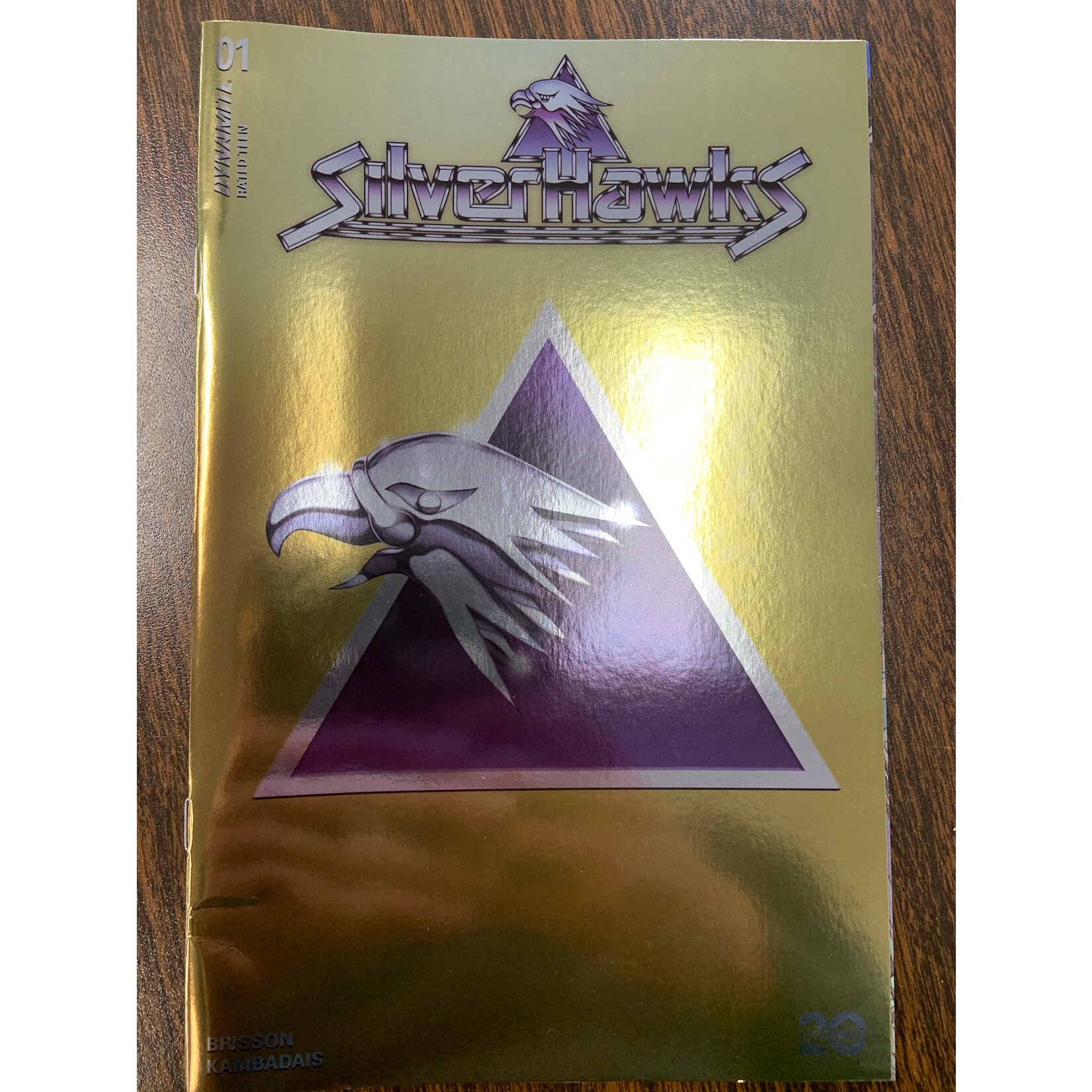 DYNAMITE Silverhawks 2025 #1 Cvr X 20 Copy Incv Symbol Foil Gold - Bent Corner