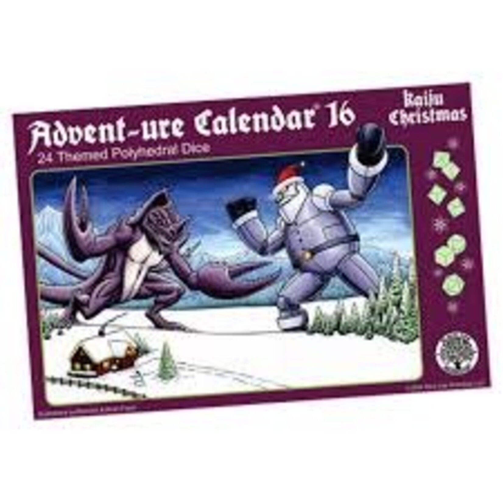 Black Oak Workshop Advent-ure Calendar 16 Kaiju Christmas 24 Chamber Countdown Calendar