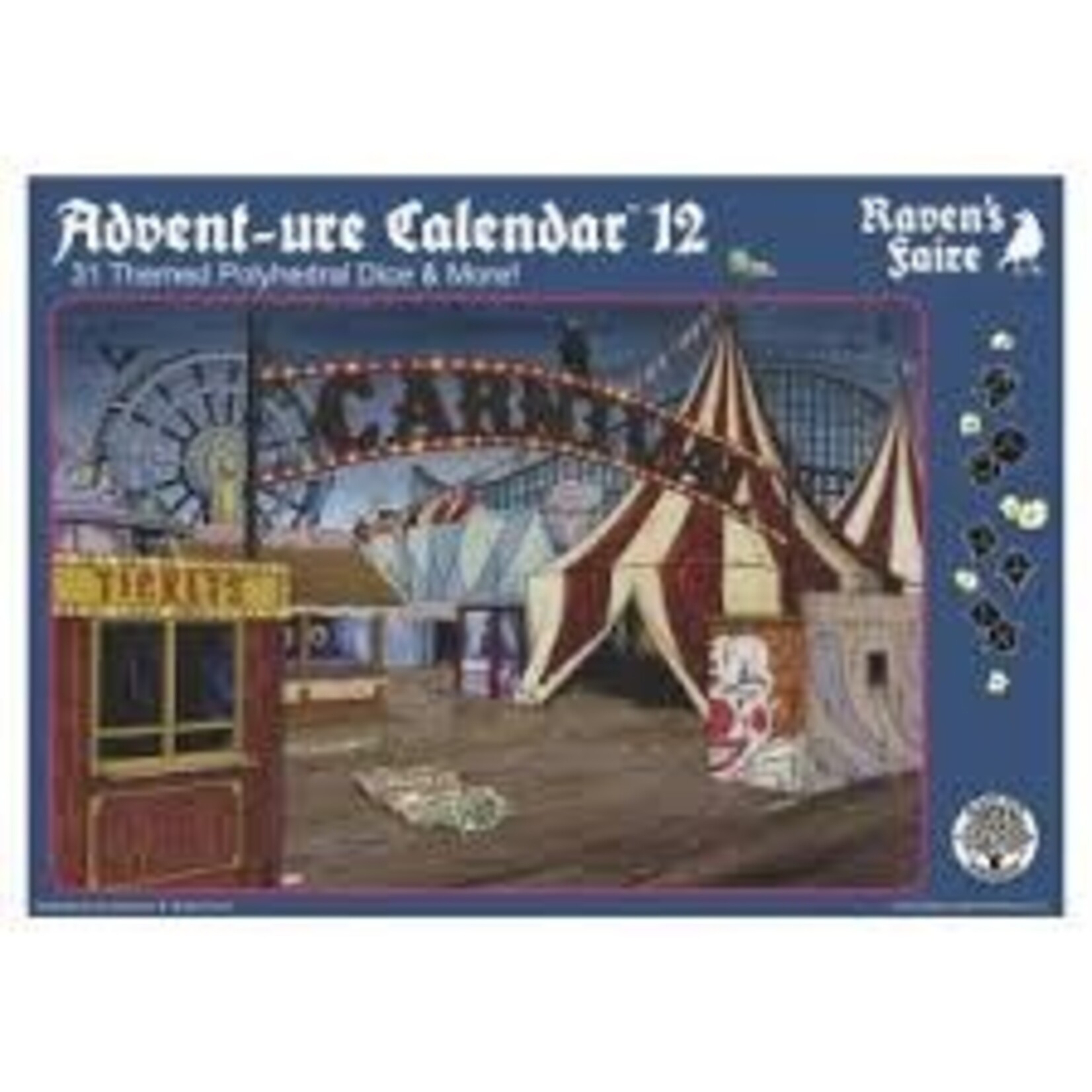 Black Oak Workshop Advent-ure Calendar 12 Raven's Faire  24 Chamber Countdown Calendar