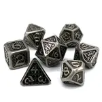 Die Hard Dice Die Hard Dice 7pc RPG Set Drakona Eldric Argentum