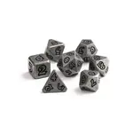 Die Hard Dice Die Hard Dice 7 Piece RPG Set- Lumina Carbon Knight