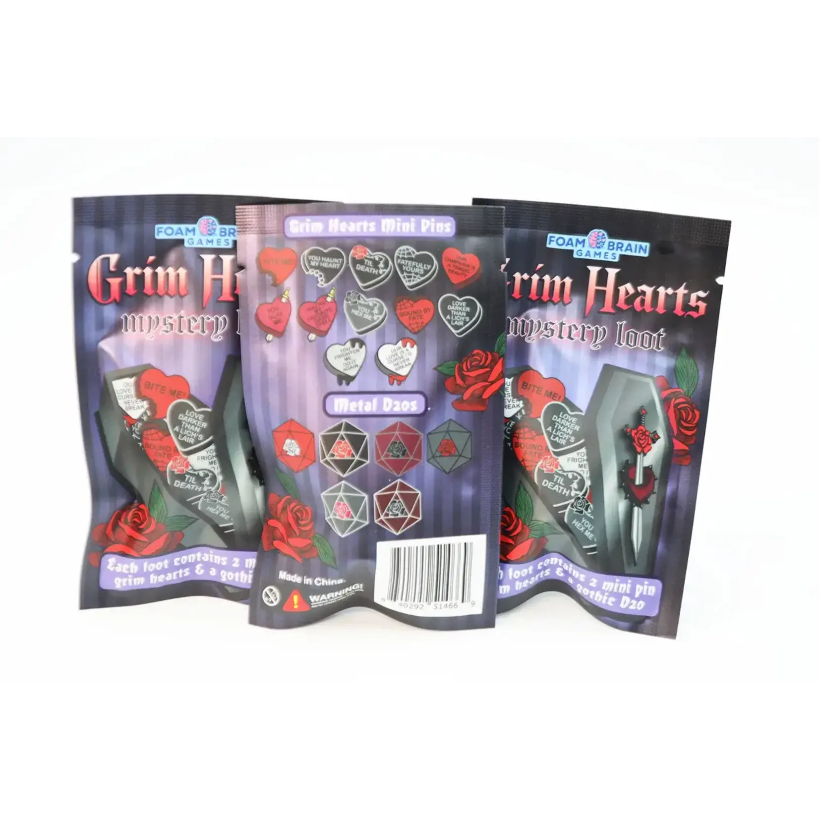 Foam Brain Games Mystery Loot: Grim Hearts