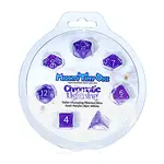 Gate Keeper Games Mighty Tiny Dice: 12mm Resin Dice Chromatic Lightning