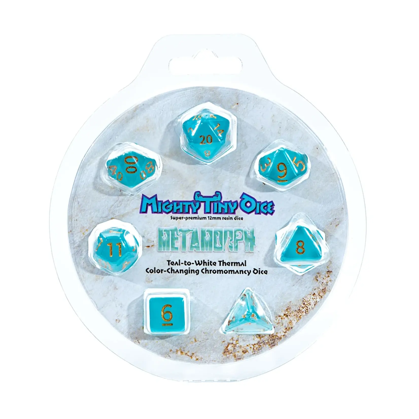 Gate Keeper Games Mighty Tiny Dice: 12mm Resin Dice Metamorph
