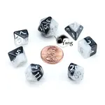 Gate Keeper Games Mighty Tiny Dice: 12mm Resin Dice Yin Yang