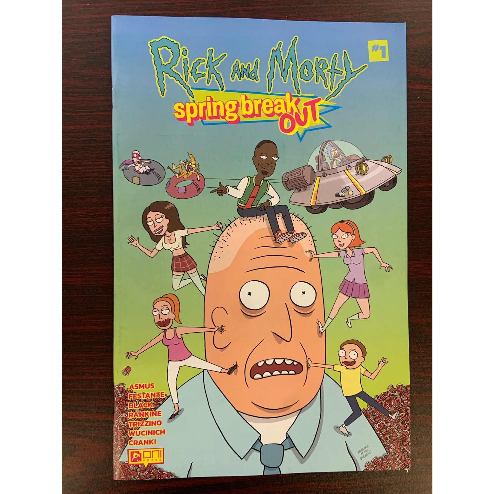 ONI PRESS INC. Rick And Morty Spring Break Out 2025 #1 Cvr A Rankine