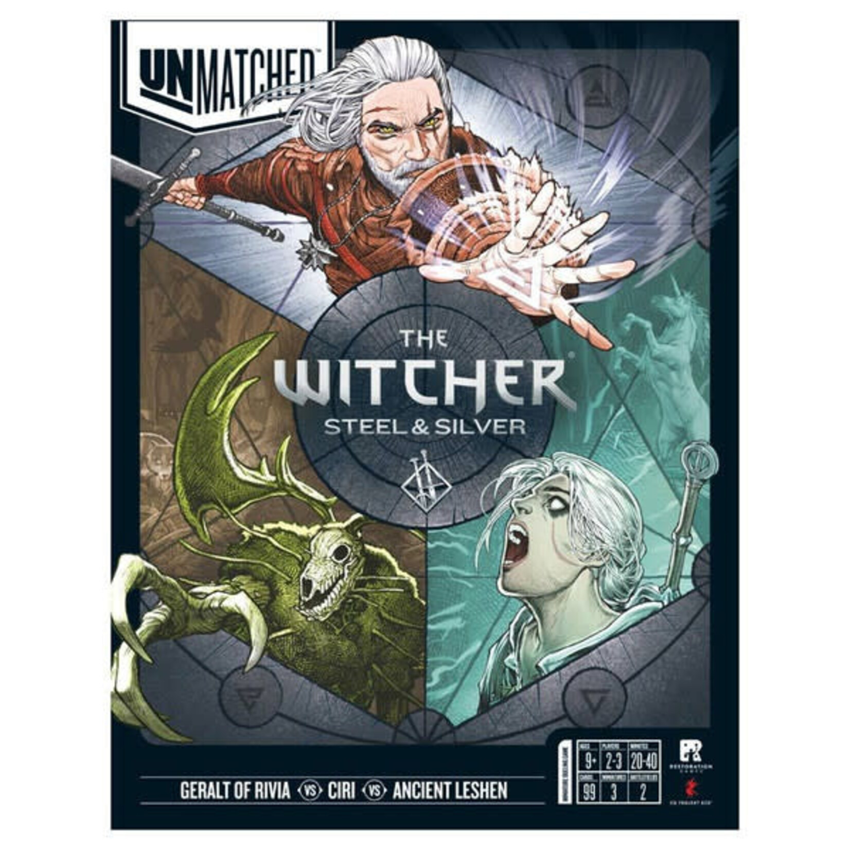 Restoration Games Unmatched: Witcher Steel & Silver