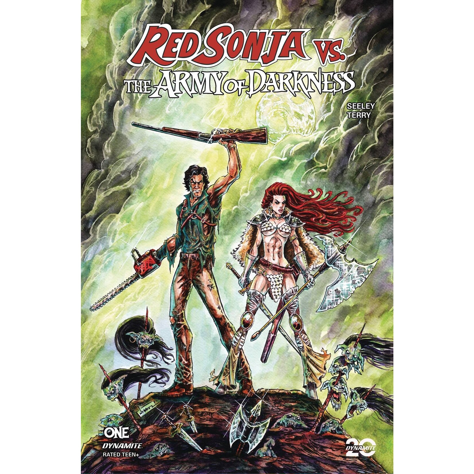 DYNAMITE Red Sonja Vs. The Army of Darkness 2025 #1 CVR D
