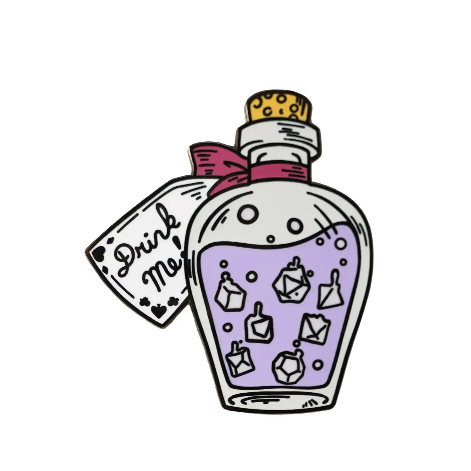 Foam Brain Games Pin: Alice's Adventures in Diceland