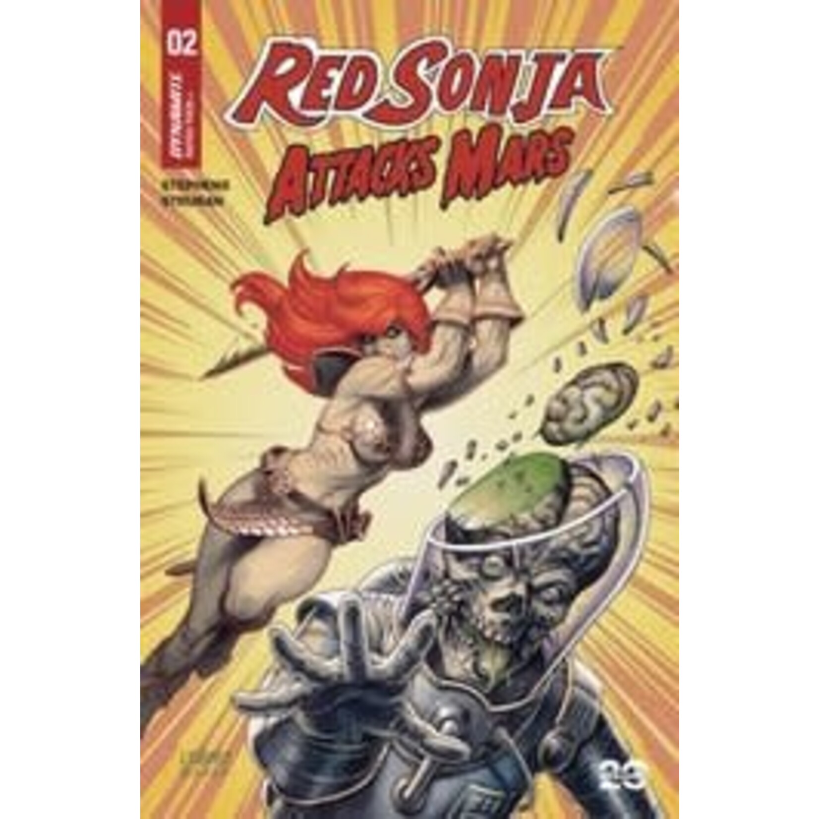 DYNAMITE Red Sonja Attacks Mars 2025 #2 Cvr A Linsner