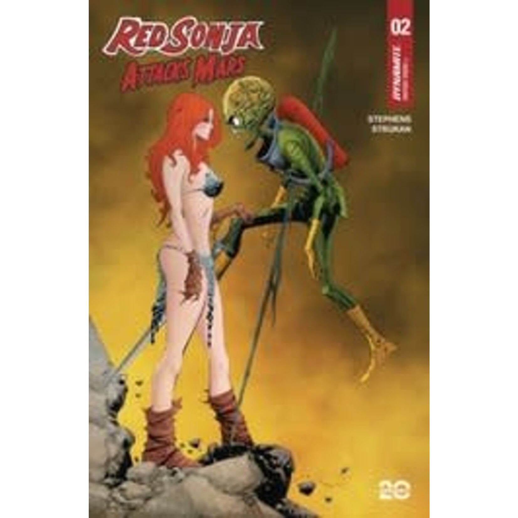 DYNAMITE Red Sonja Attacks Mars 2025 #2 Cvr B Lee & Chung