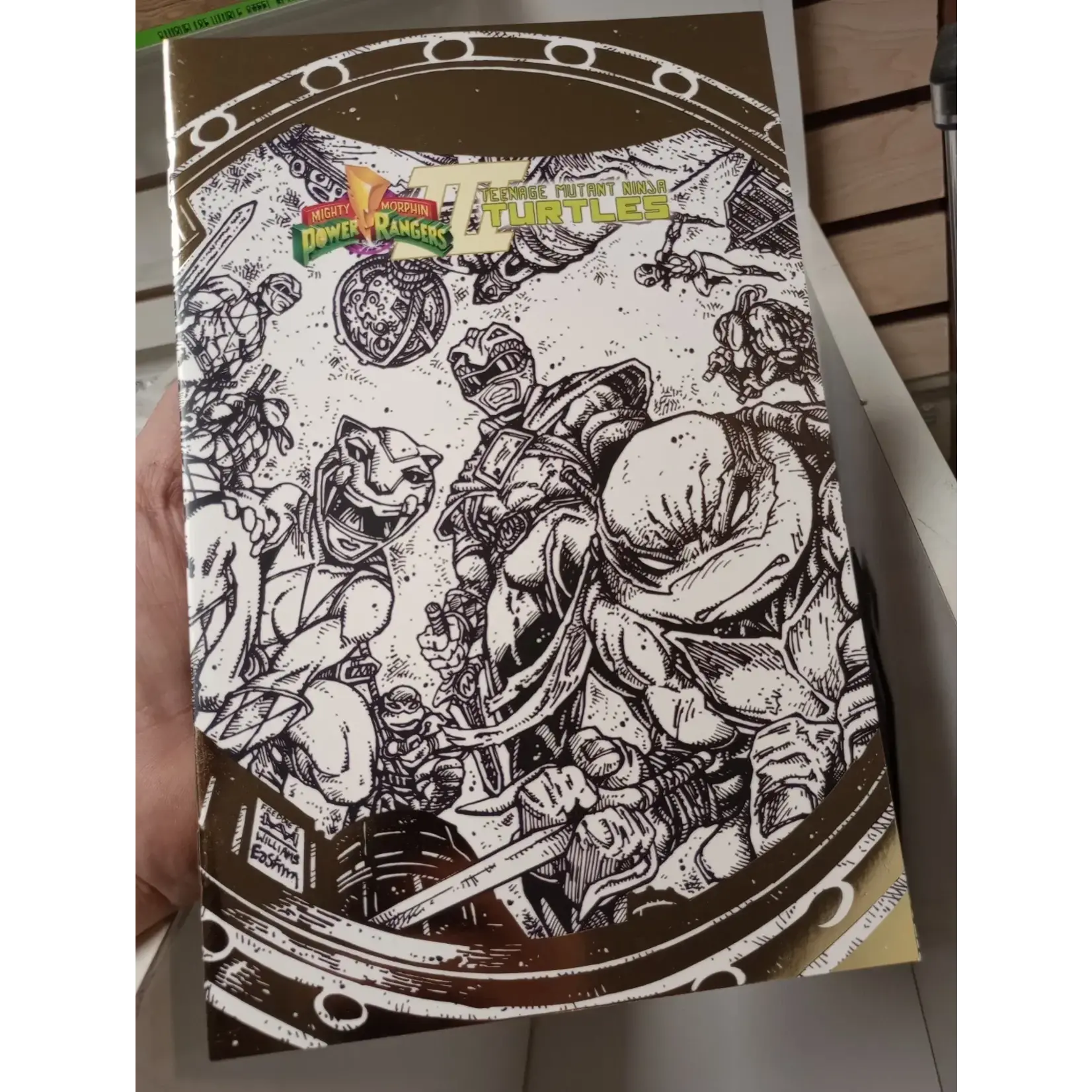 BOOM! STUDIOS Mighty Morphin Power Rangers Teenage Mutant Ninja Turtles 3 (2025) #1 ashcan