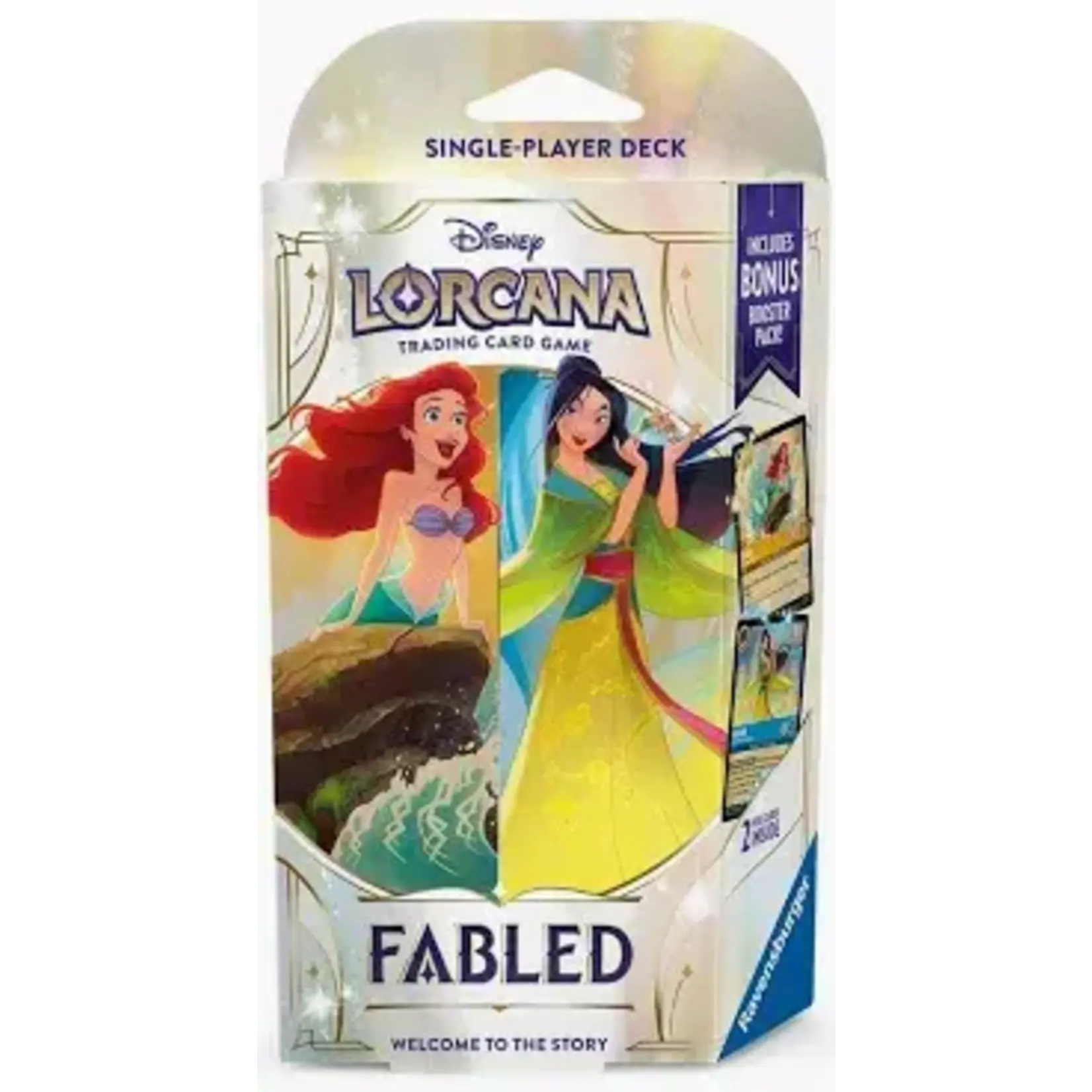 Ravensburger Lorcana Fabled Starter Deck (Mulan Ariel)