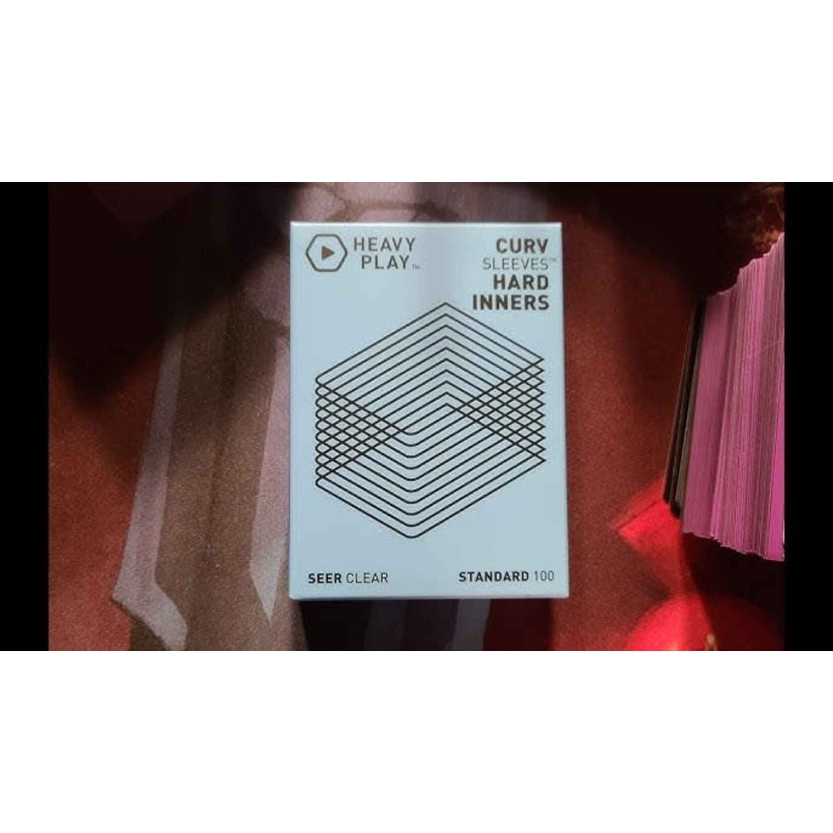 Heavy Play Curv Sleeves HARD INNERS Std 100 CLEAR
