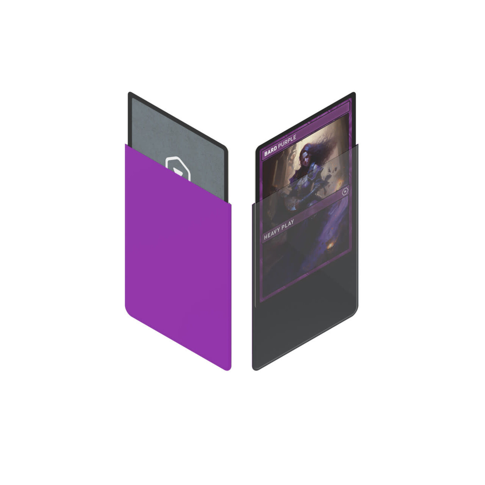 Heavy Play Curv Sleeves Std 100 Bard Purple