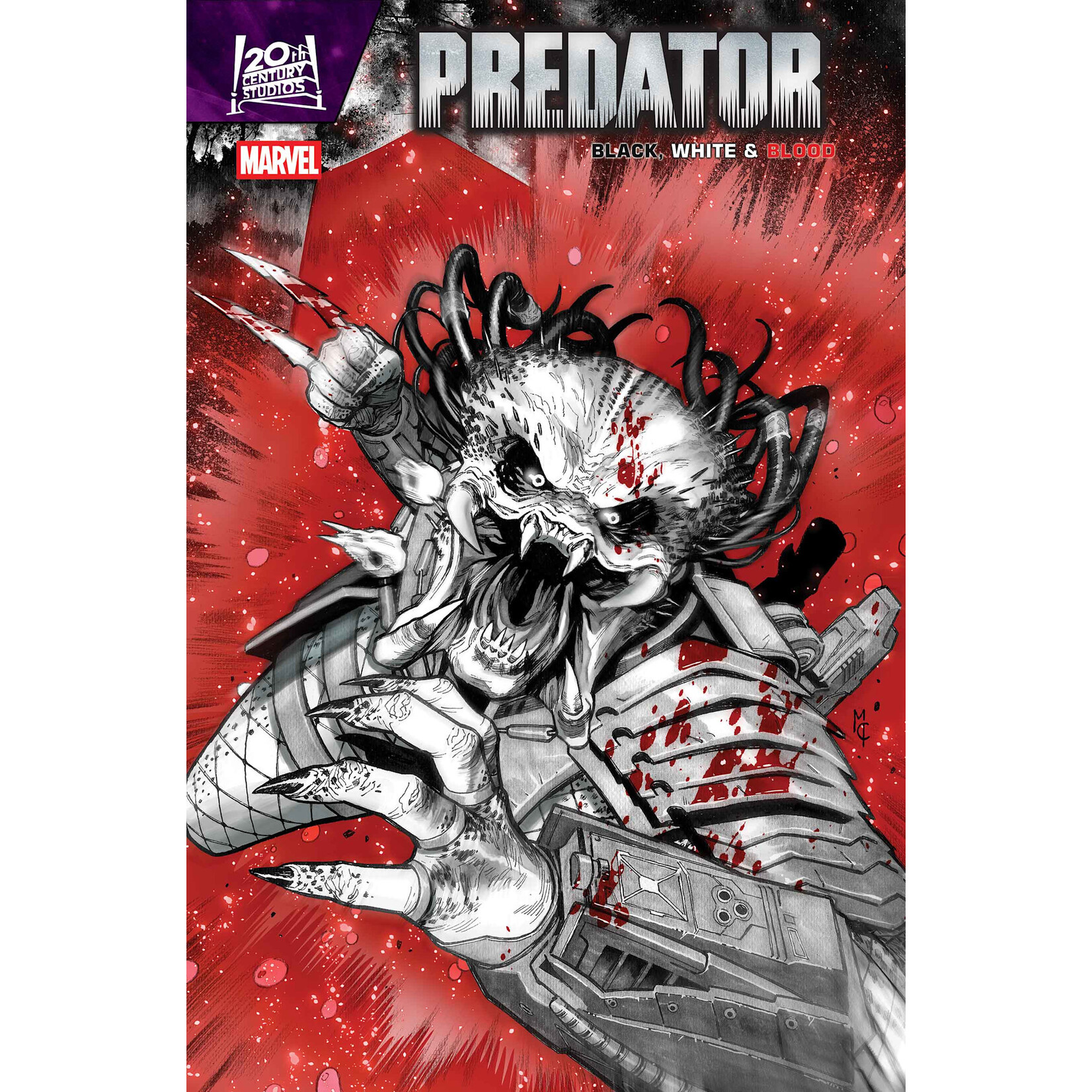 20th Century Studios Predator Black white & blood 2025  #3