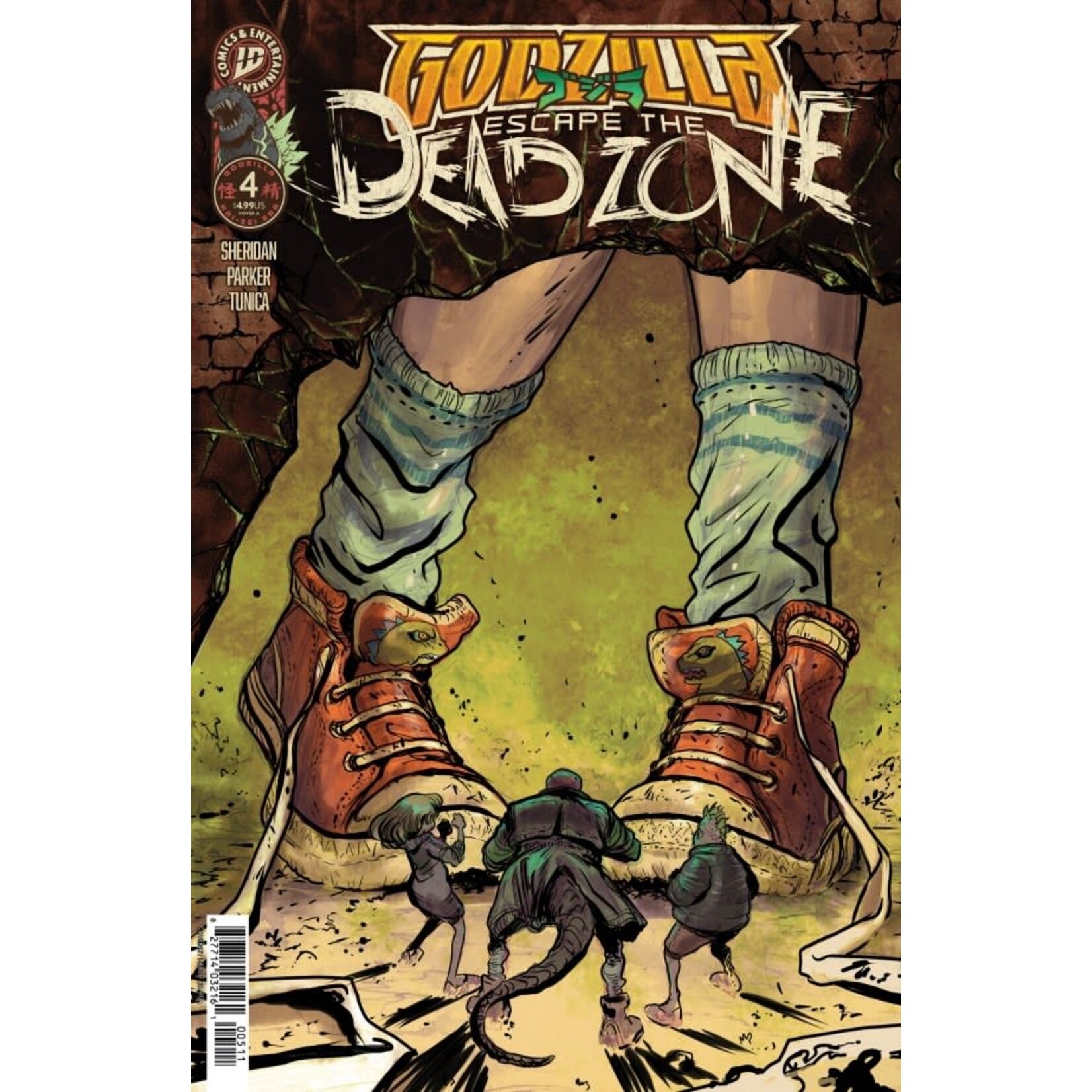 IDW PUBLISHING Godzilla: Escape the Deadzone (2025) #4