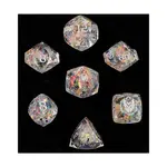 Hymgho Premium Dice 7-Set Captured Magic: Crystal