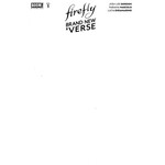 BOOM! STUDIOS Firefly Brand New Verse 2021 #1 Cvr C Blank Sketch Cvr