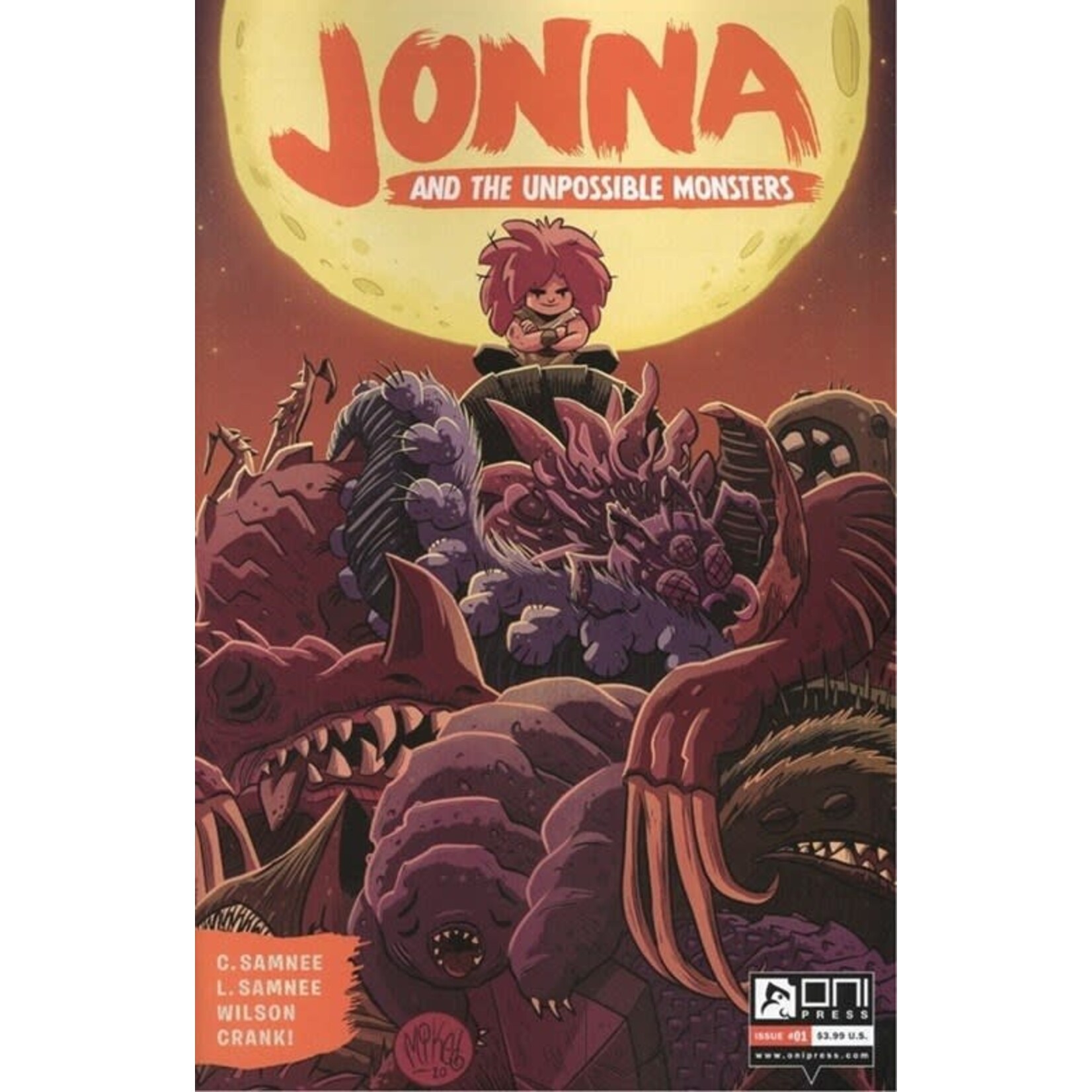 ONI PRESS INC. Jonna And The Unpossible Monsters 2021 #1 Cvr B Maihack (Res)