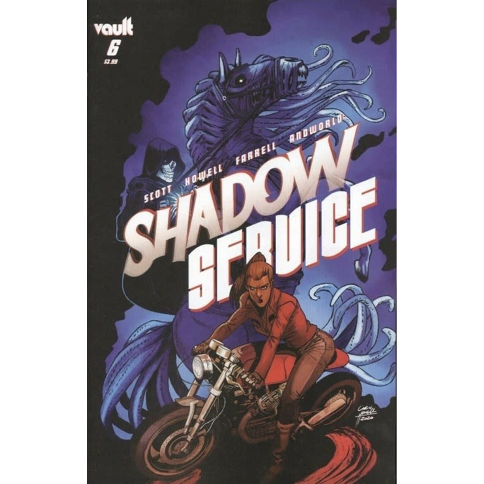 VAULT COMICS Shadow Service 2020 #6 Cvr A Howell