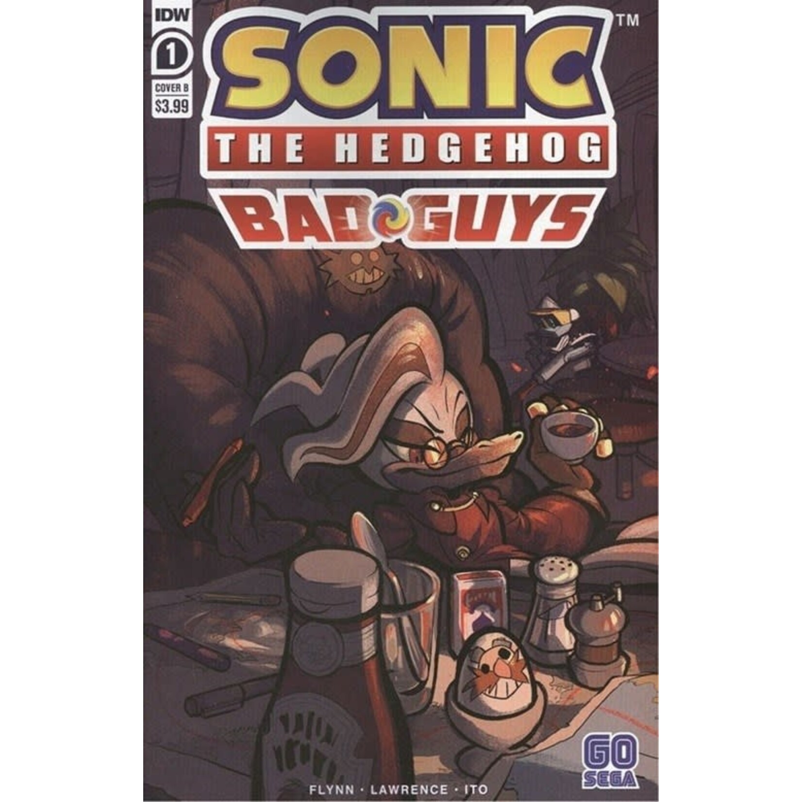 IDW PUBLISHING Sonic The Hedgehog Bad Guys 2020 #1 (OF 4) CVR B SKELLY (C: 1-0-0