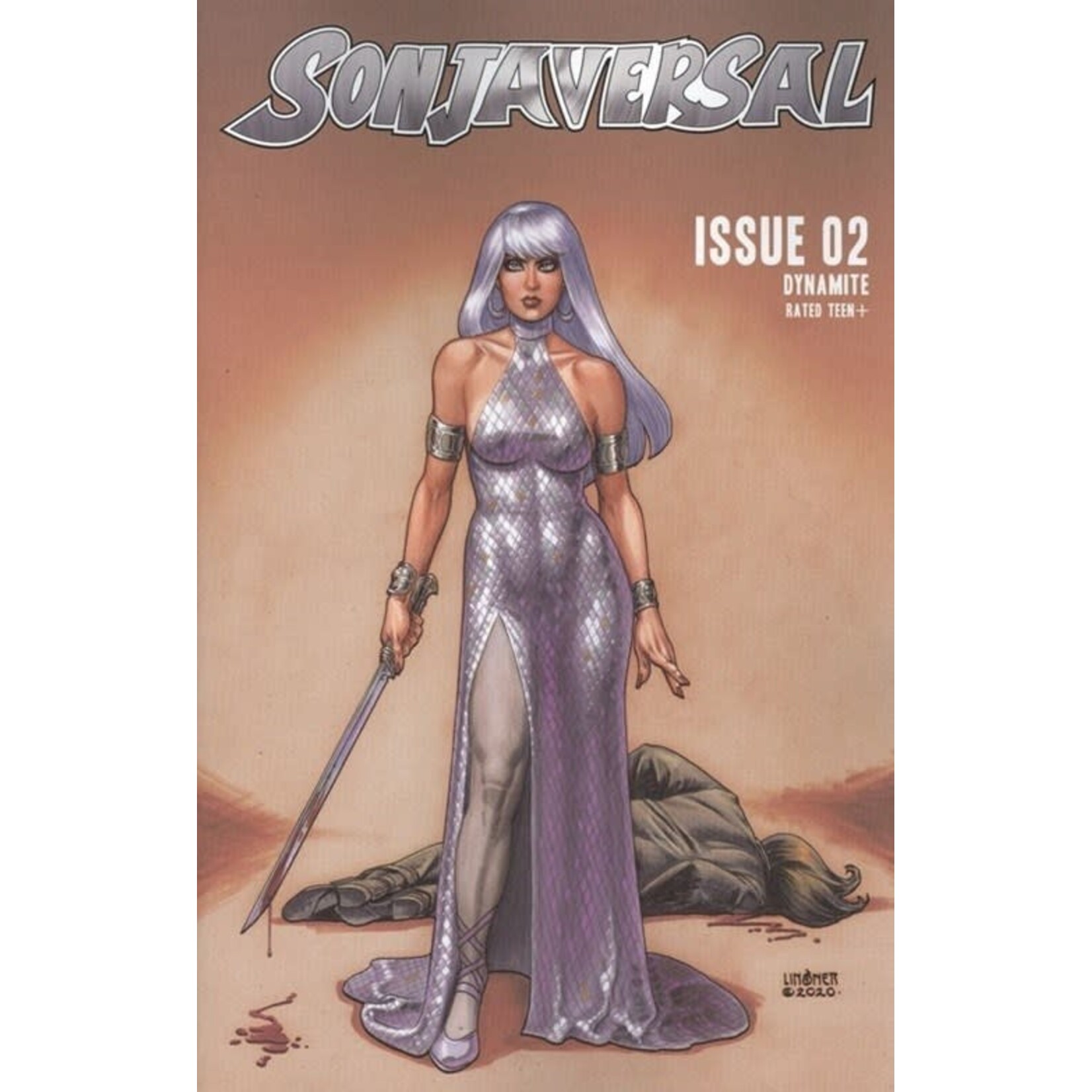 DYNAMITE Sonjaversal 2021 #2 Cvr B Linsner