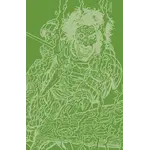 BOOM! STUDIOS BRZRKR Poetry of Madness Pen & Ink (2024) #1 CvrB Spot UV V