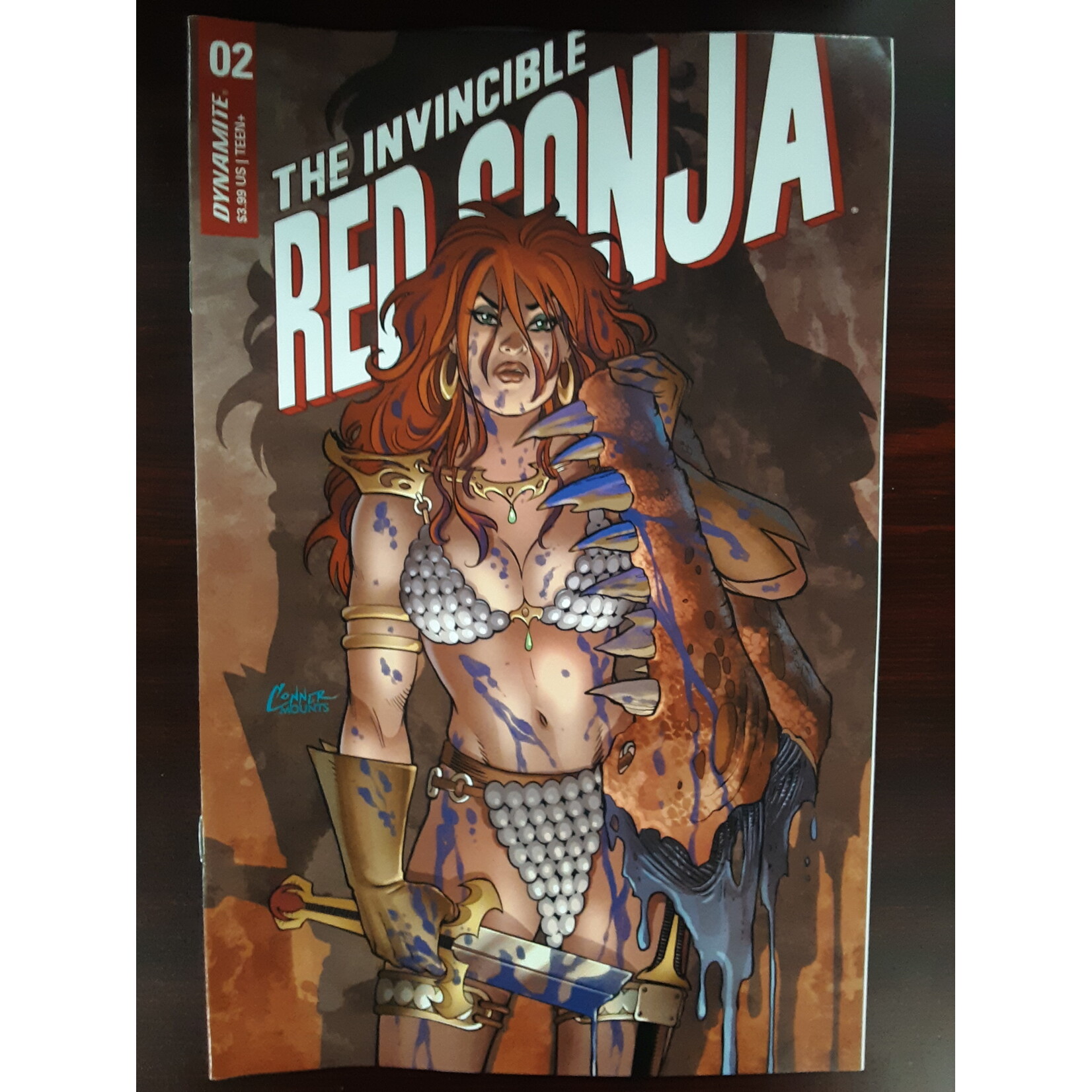 DYNAMITE Invincible Red Sonja 2021 #2 Cvr A Conner