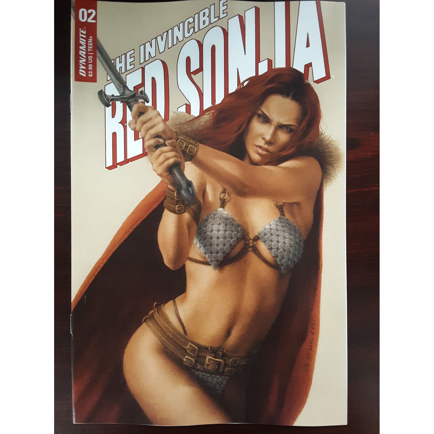 DYNAMITE Invincible Red Sonja 2021 #2 Cvr C Celina