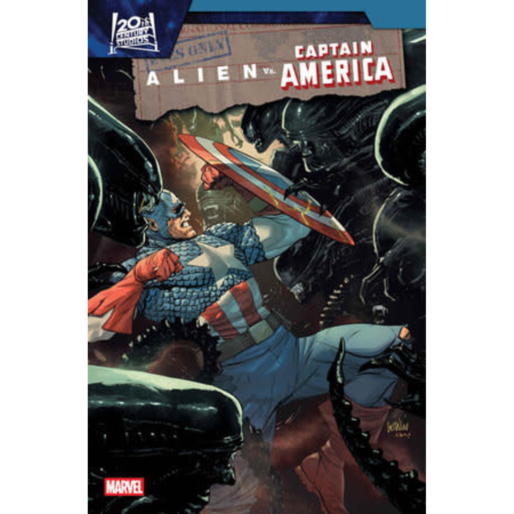 Marvel Comics Alien vs Captain America 2025 #1