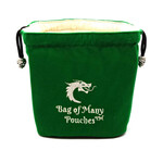 Old School Dice Old School Bag of Many Pouches Green