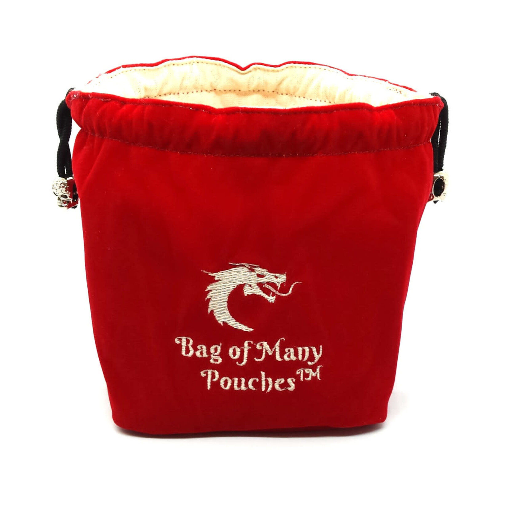 Old School Dice Old School Bag of Many Pouches Red