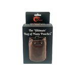 Old School Dice Old School Ultimate Bag of Many Pouches Brown Leather