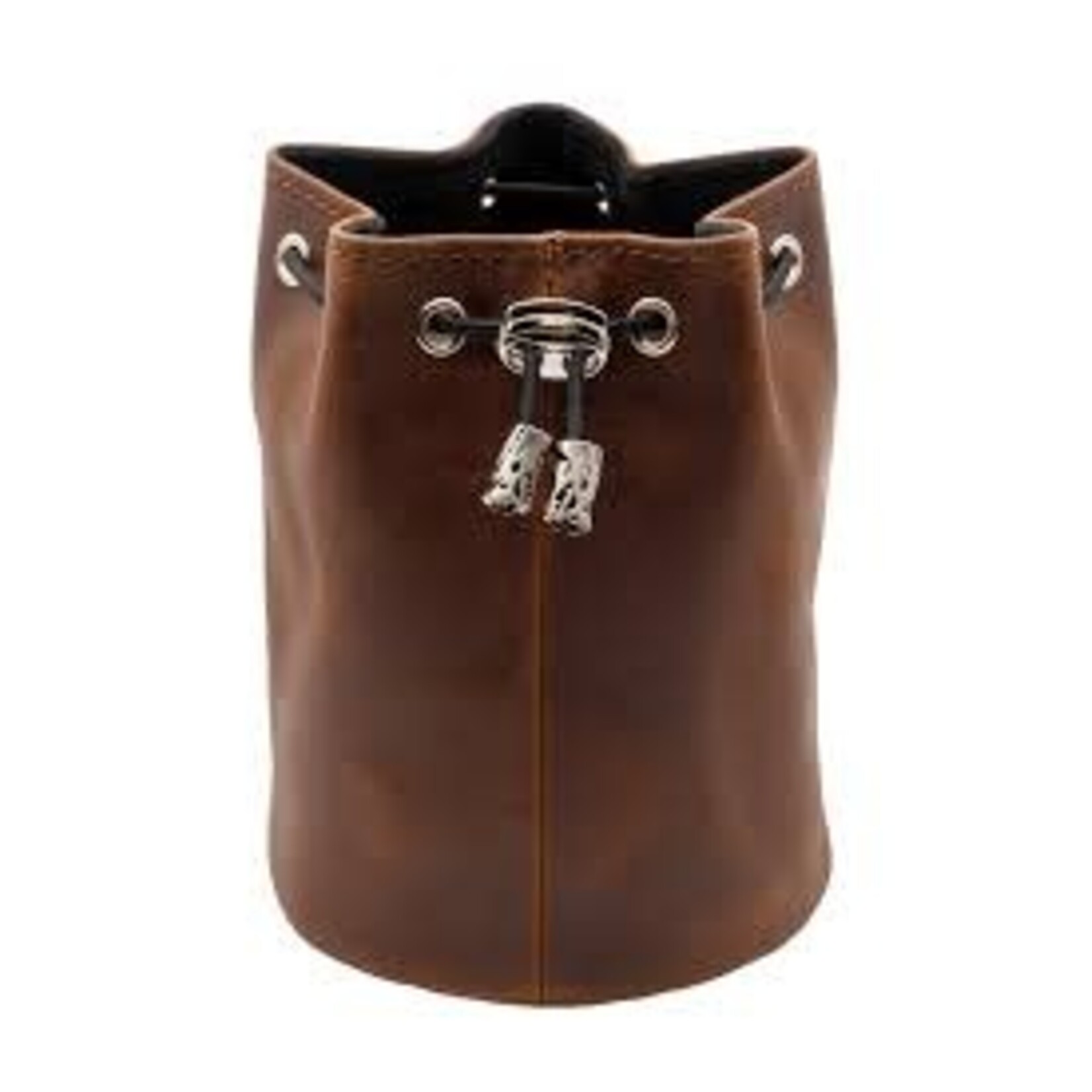 Old School Dice Old School Ultimate Bag of Many Pouches Brown Leather