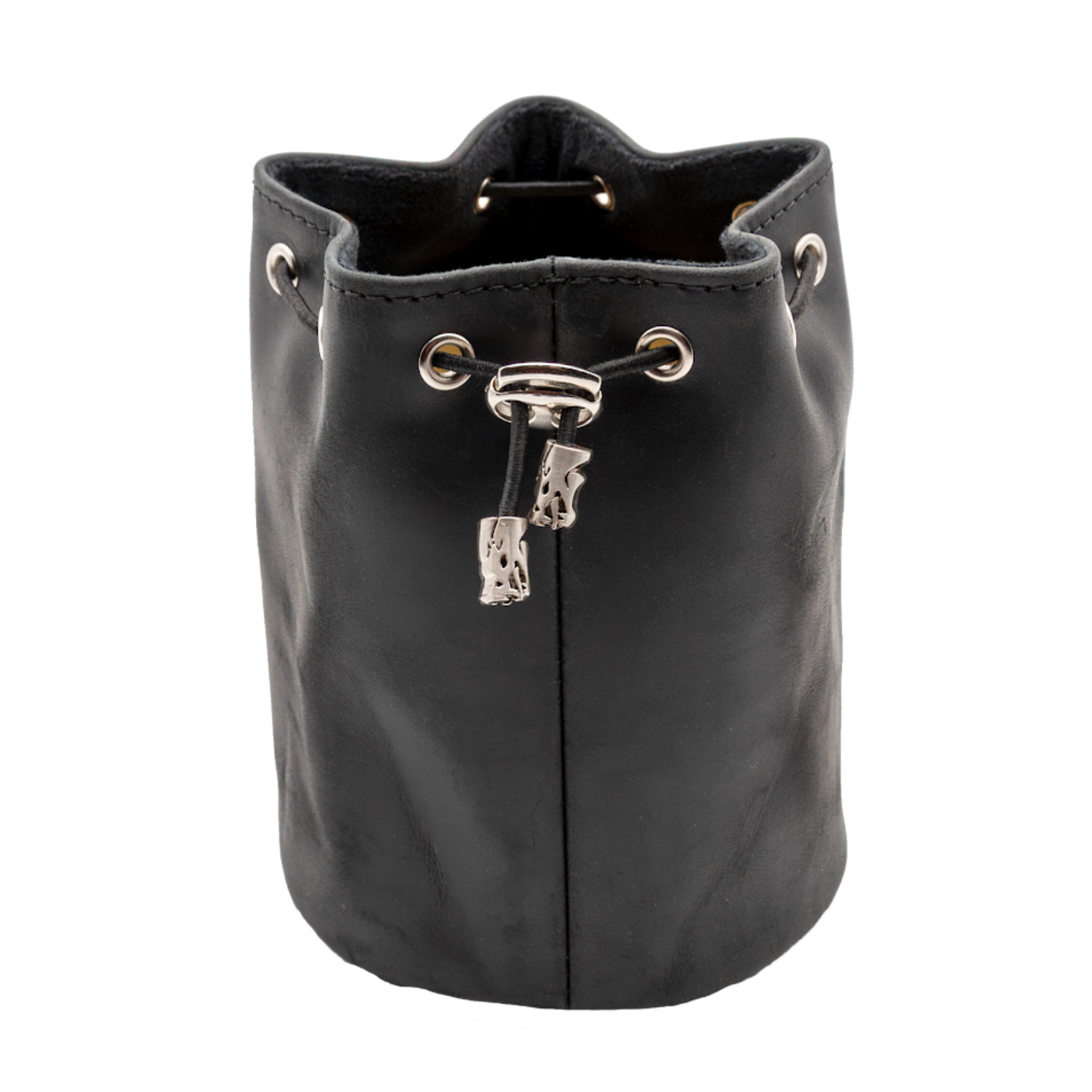 Old School Dice Old School Ultimate Bag of Many Pouches Black Leather