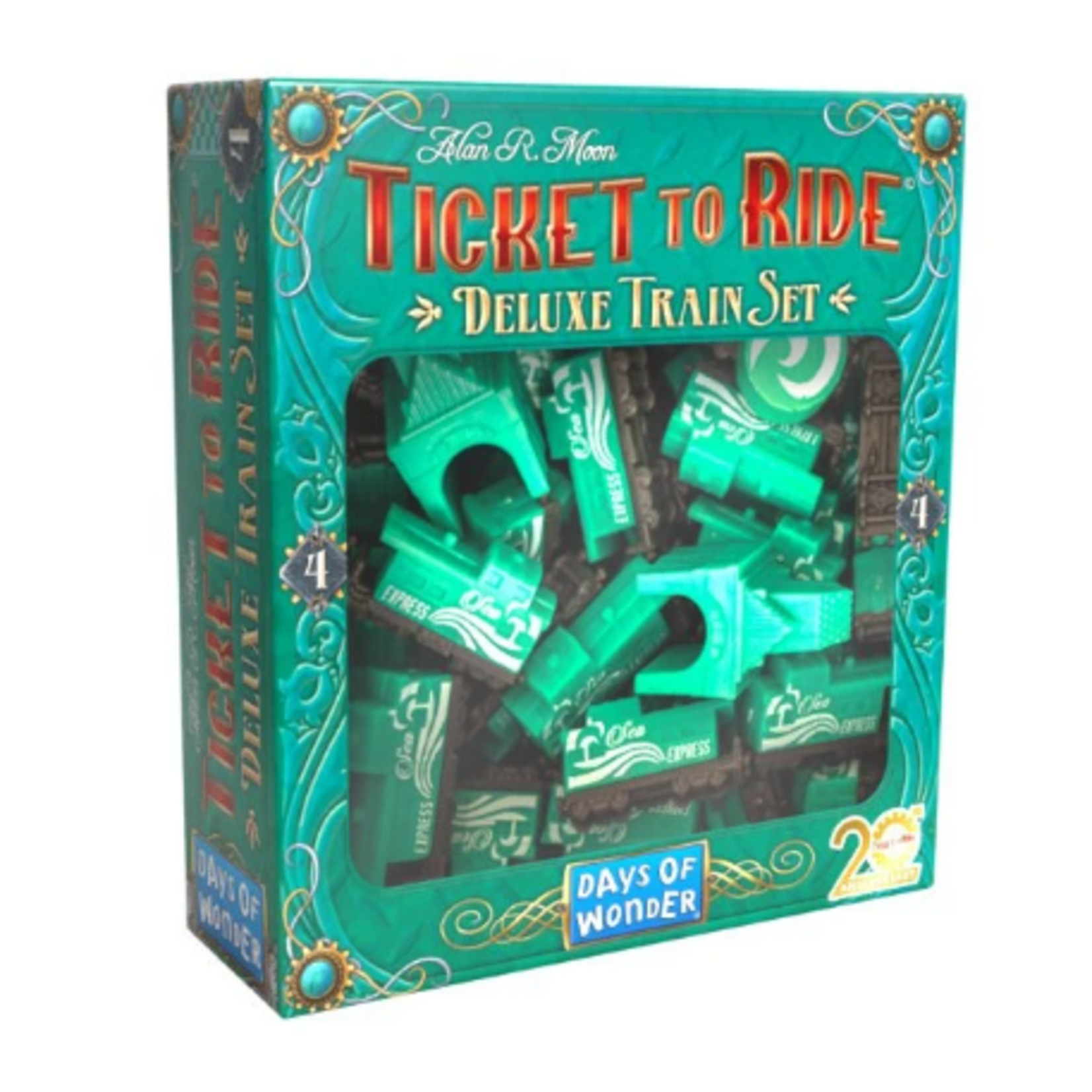 Asmodee Ticket to Ride Deluxe Train Set Green